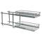 Household Essentials Glidez Chrome 2-Tier Cabinet Organizer